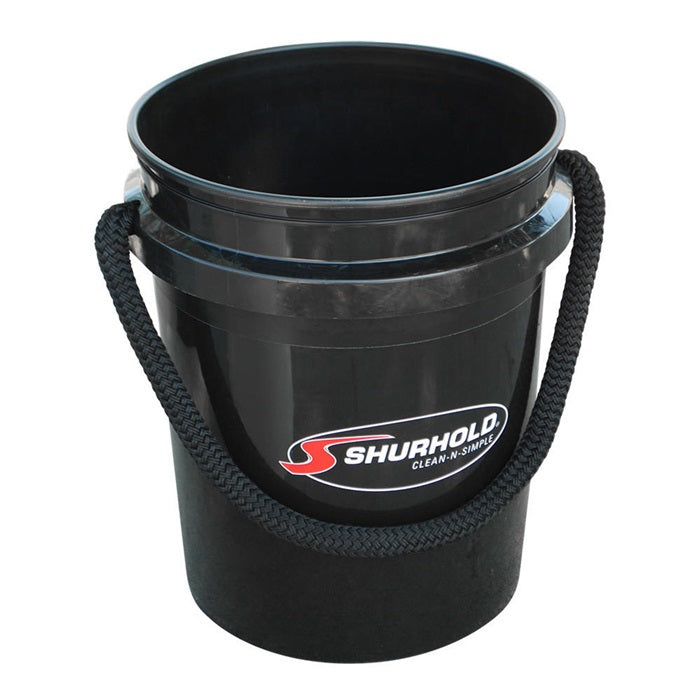 Shurhold 2452 World's Best Rope Handle Bucket (5gal Black)
